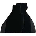 Custom Black Floor Mats for Ferrari 328 GTB (1985-1989) with Leather - AutoWin