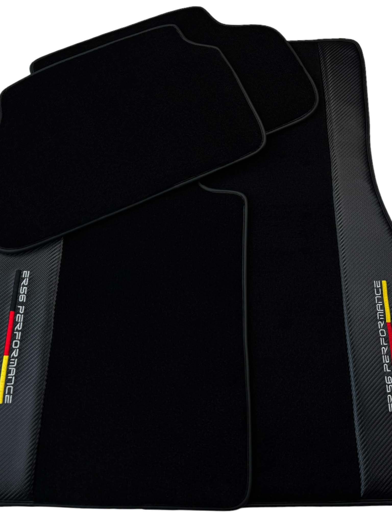 Black Floor Floor Mats For BMW 4 Series F32 | ER56 Performance | Carbon Edition