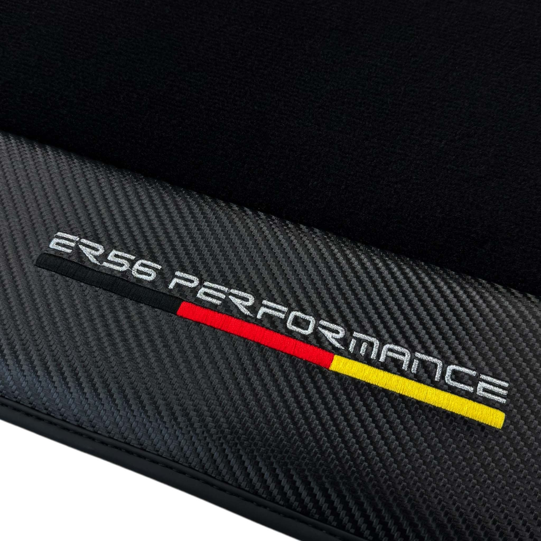 Black Floor Floor Mats For BMW X1 Series F48 | ER56 Performance | Carbon Edition
