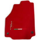 Floor Mats For Ferrari 458 Spider 2012-2015 Red Autowin Brand Italian Edition - AutoWin