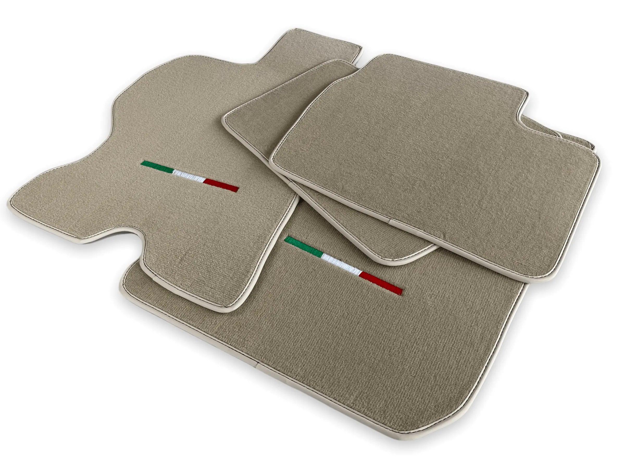 Floor Mats For Ferrari FF 2011-2016 Beige It Edition - AutoWin