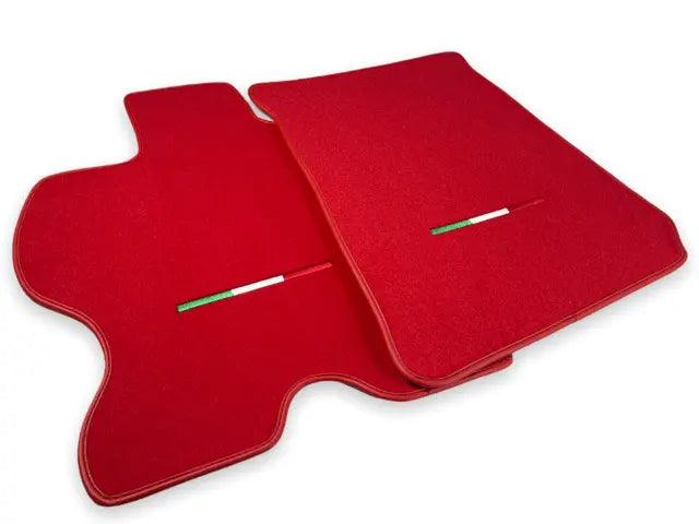 Floor Mats For Ferrari FF 2011-2016 RED Italy Edition - AutoWin