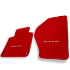 Floor Mats For Honda S2000 1999–2004 Red Tailored With White S2000 Logo - AutoWin