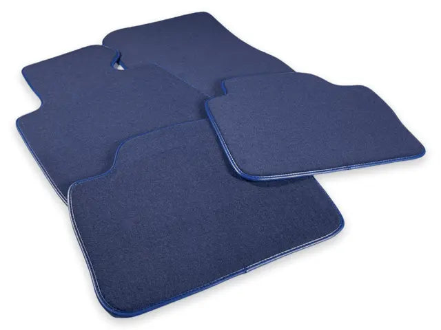 Floor Mats For Rolls Royce Phantom 2003–2016 Dark Blue - AutoWin