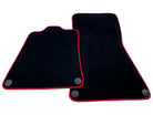 Floor Mats for McLaren MP4-12C (2011–2014) Black Tailored with Red Trim