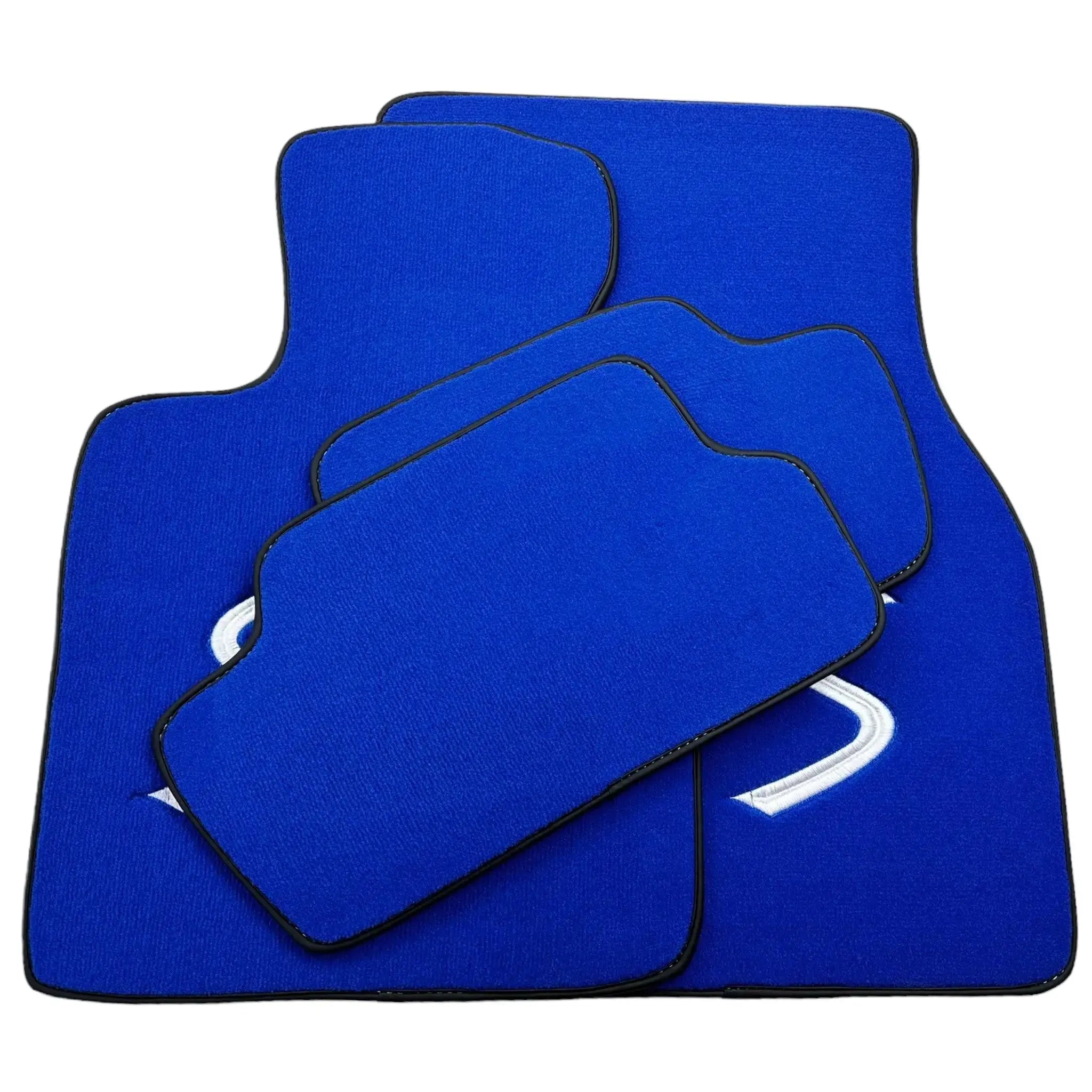 Blue Floor Mats for Mini Cooper / One F55 5-Doors (2015-2023)