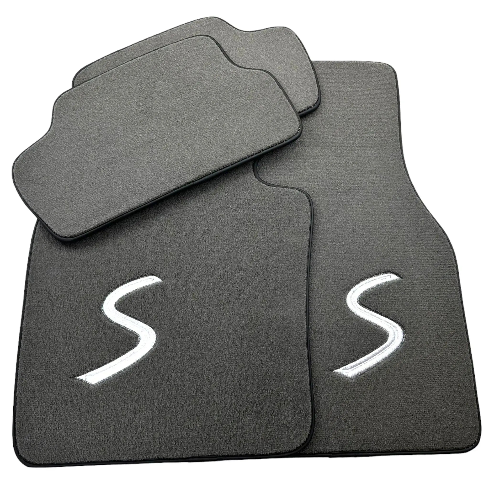 Grey Floor Mats for Mini Cooper / One F56 3-Doors (2014-2023)