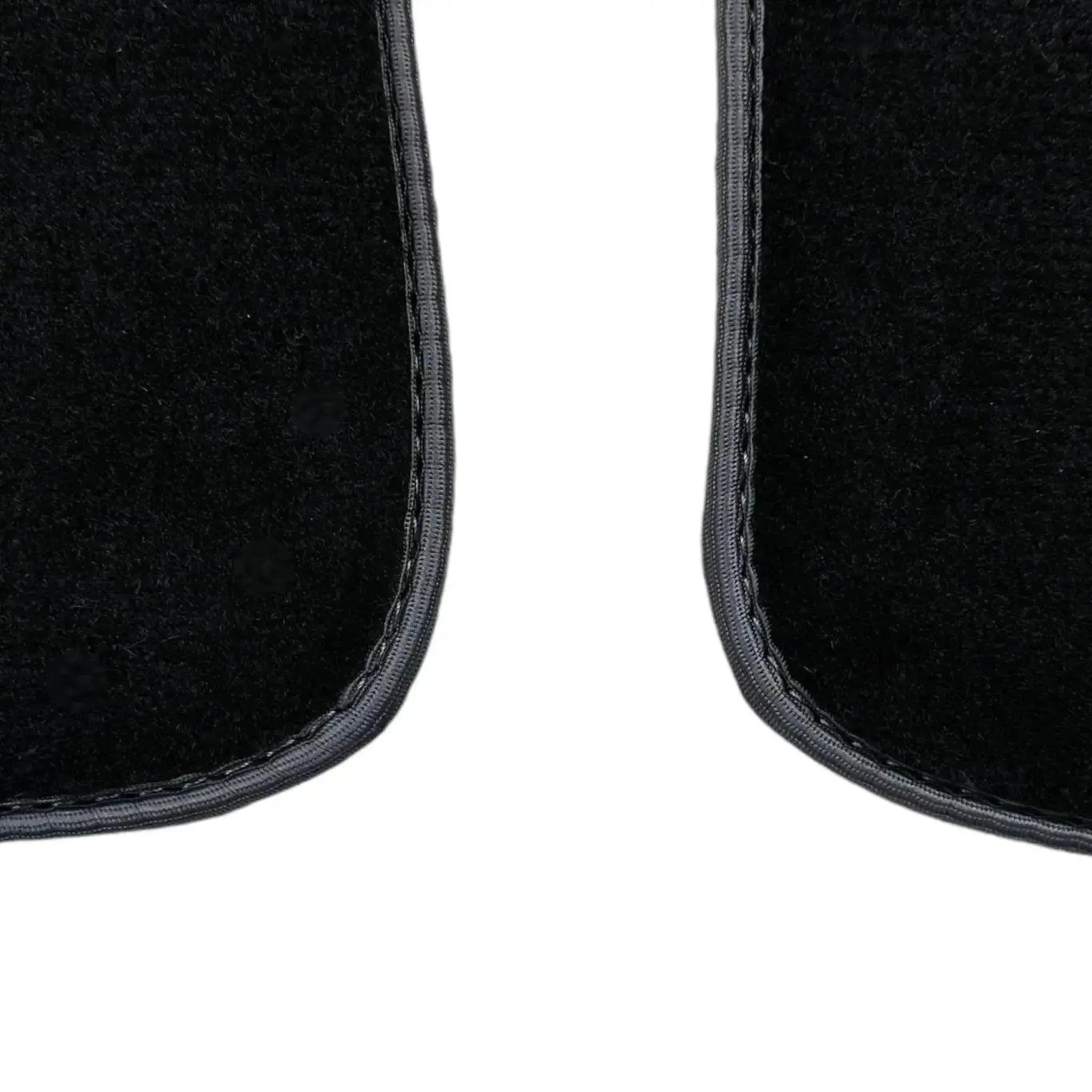 Black Floor Mats for Mini Cooper / One F56 3-Doors (2014-2023) with Gray Trim