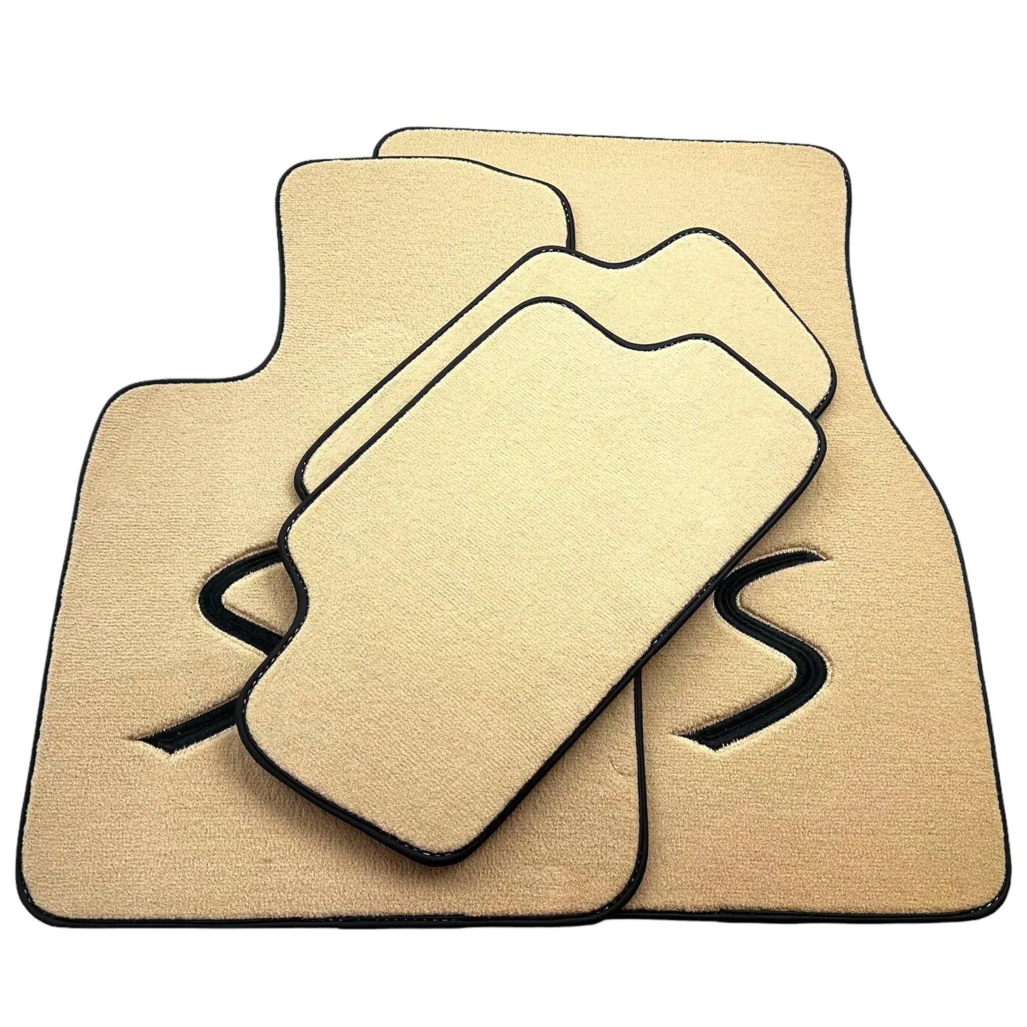 Beige Floor Mats for Mini Cooper / One R50 (2001-2007)