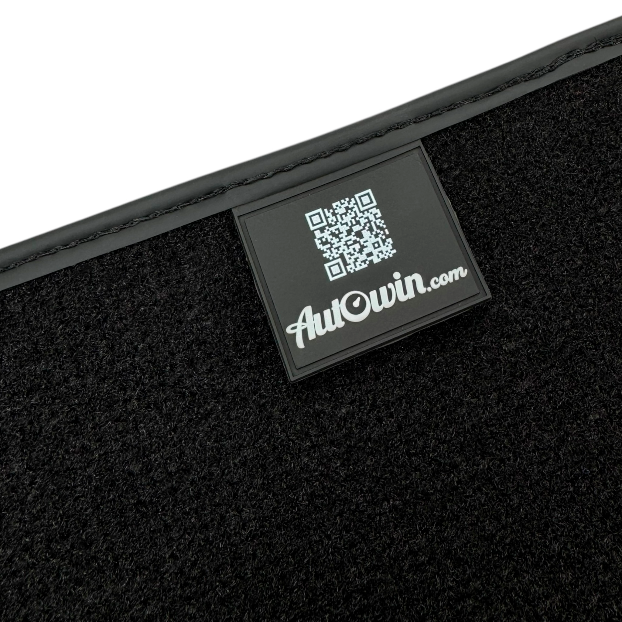 Black Floor Mats for Lincoln MKC (2014-2020) with Leather | AutoWin - AutoWin