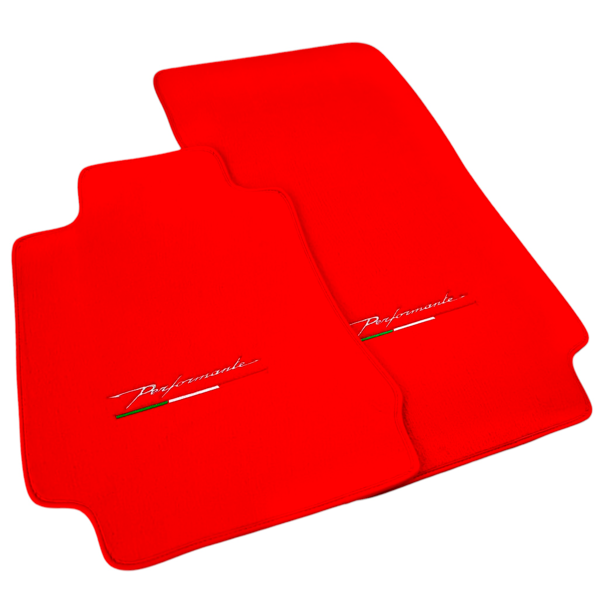 Red Floor Mats for Alfa Romeo Giulia Performante (1962-1978)