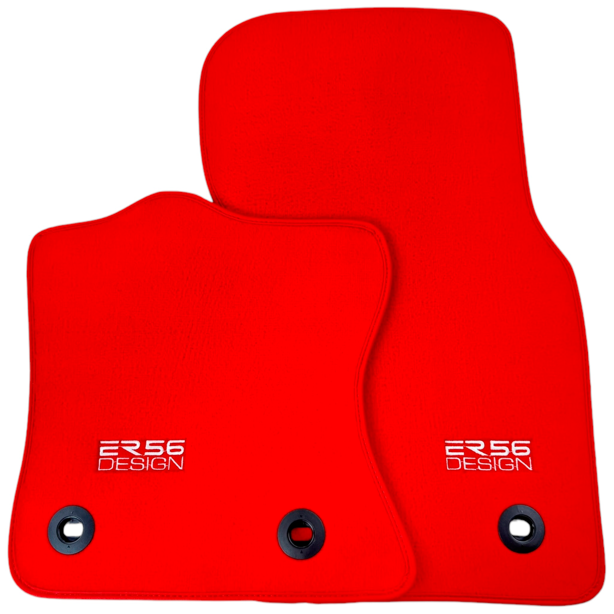 Red ER56 Design Floor Mats for Jaguar X-Type (2001-2009)