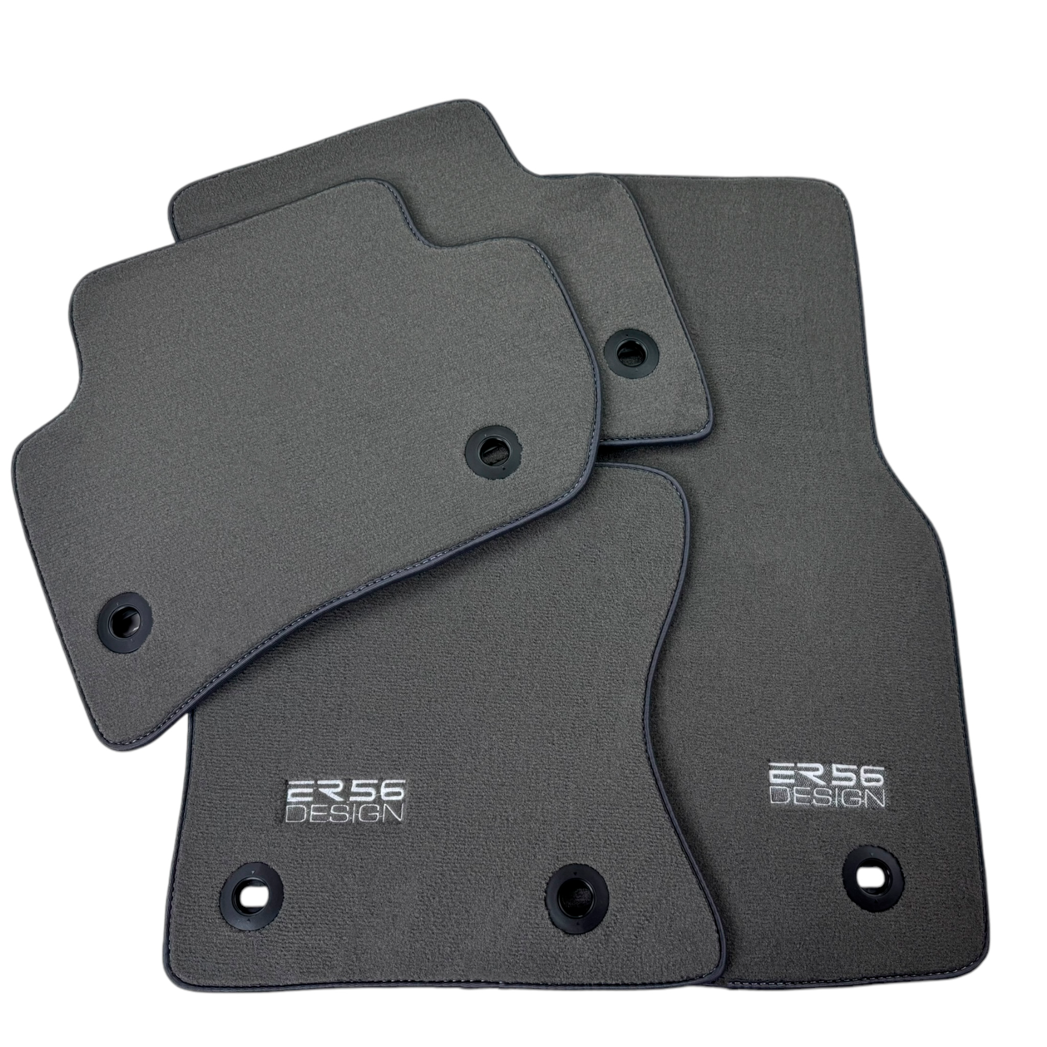 Gray Floor Mats for Jaguar S-Type (2002-2008) ER56 Design - AutoWin