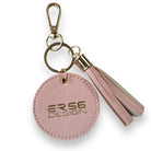 Pink Leather Car Keychain ER56 Design - AutoWin