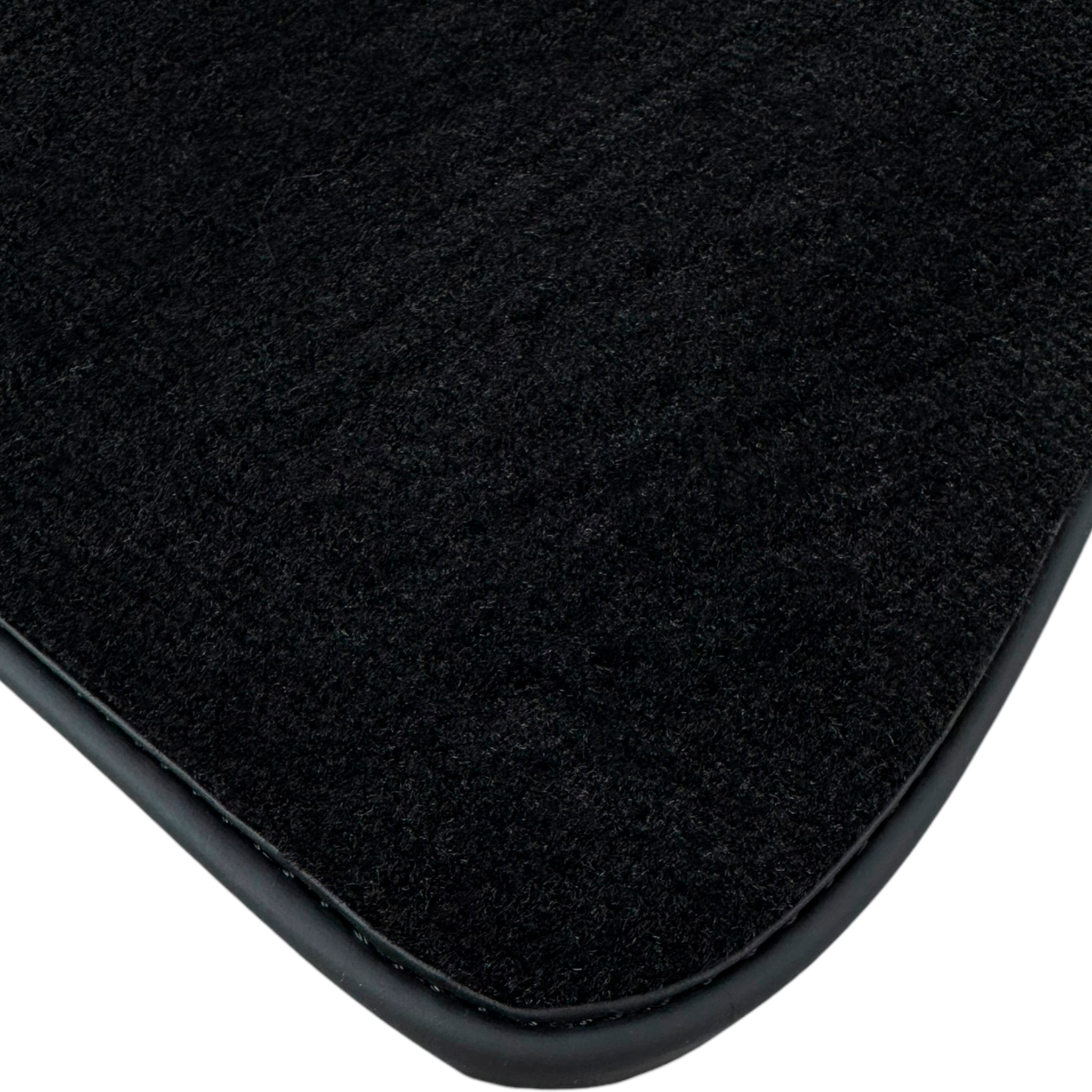 Black Floor Mats for Jaguar F-Type (2020-2024) with Leather - AutoWin