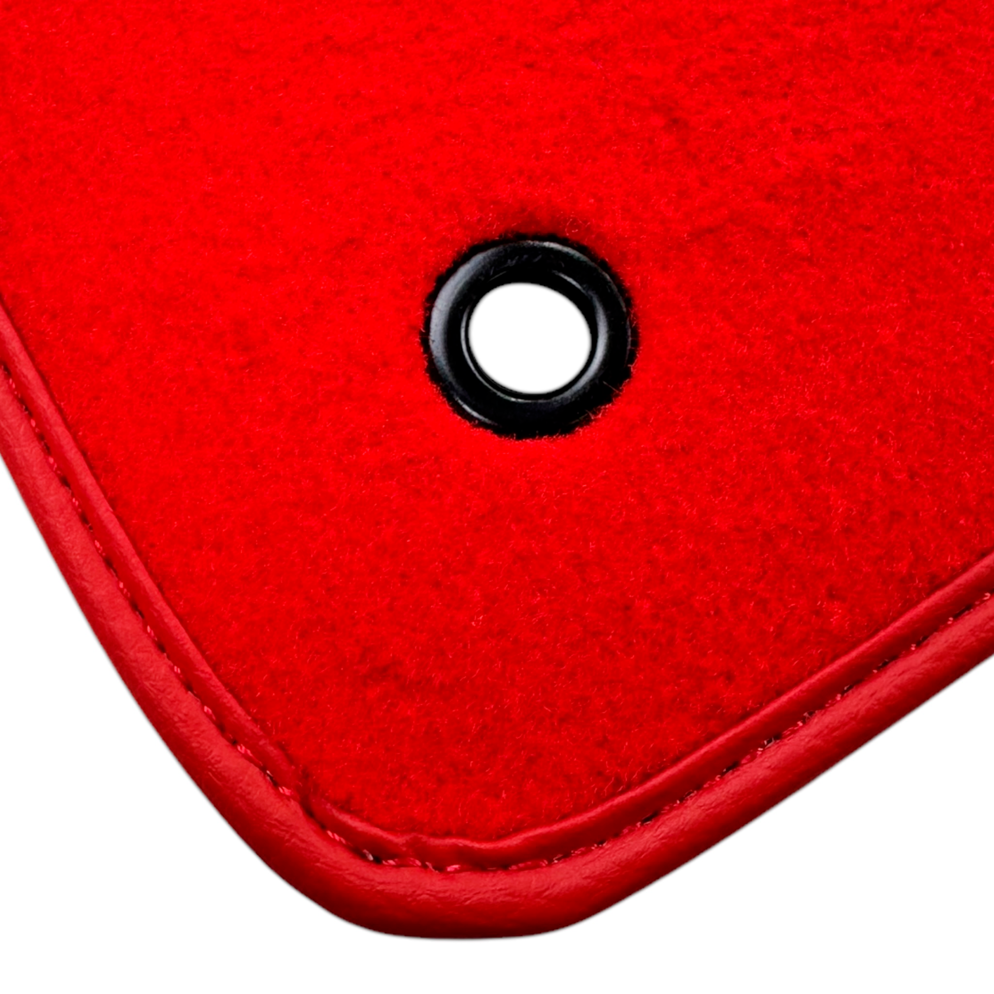 Red Floor Mats for Chevrolet Matiz Hatchback (2011-2013) by ER56 Design - AutoWin