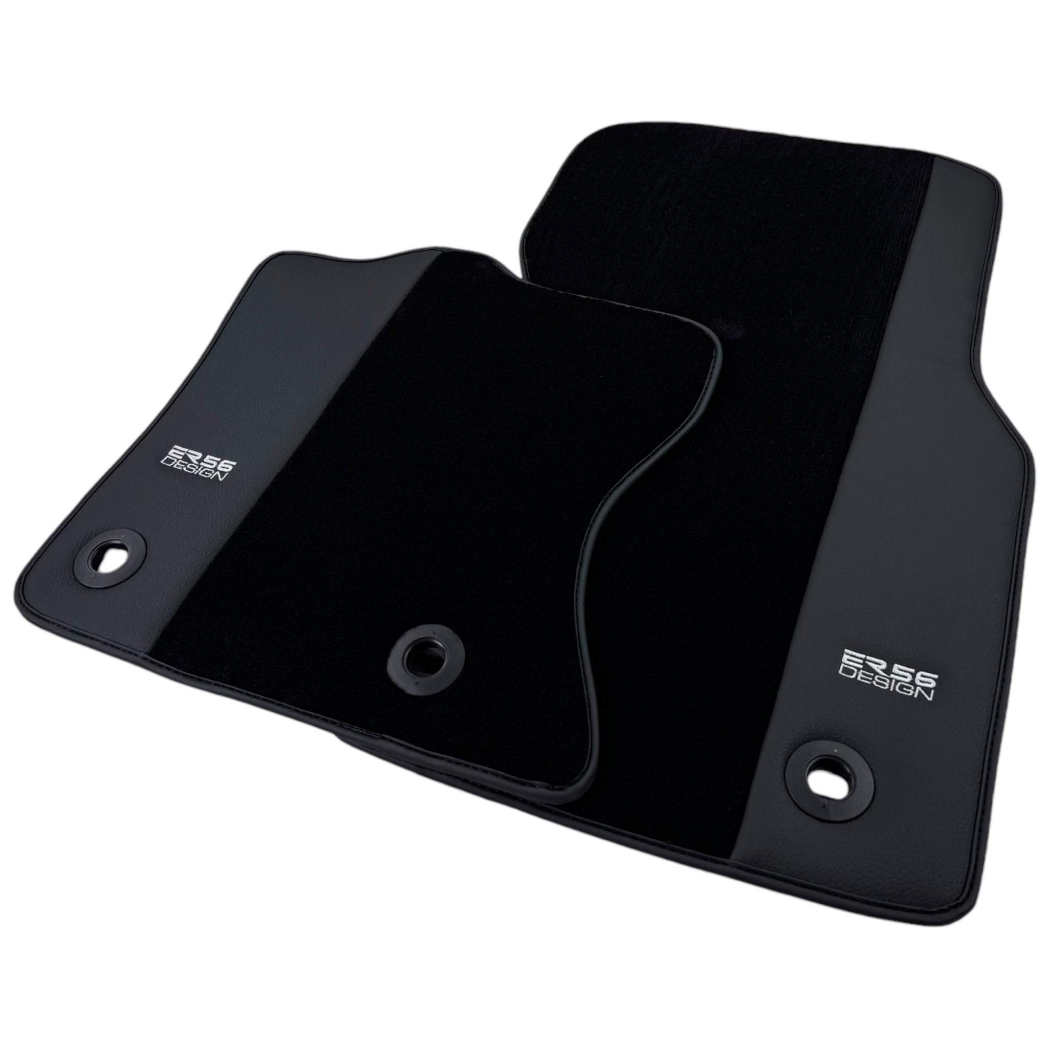 Black ER56 Design Floor Mats for Jaguar XJ (2003-2007)