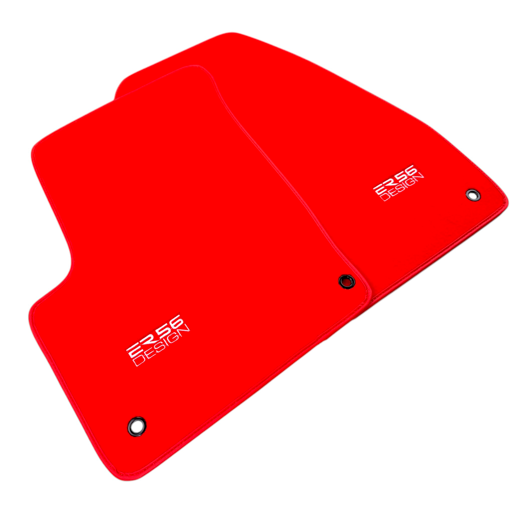 Red Floor Mats for Chevrolet Orlando 7-Seater (2011-2014) by ER56 Design - AutoWin