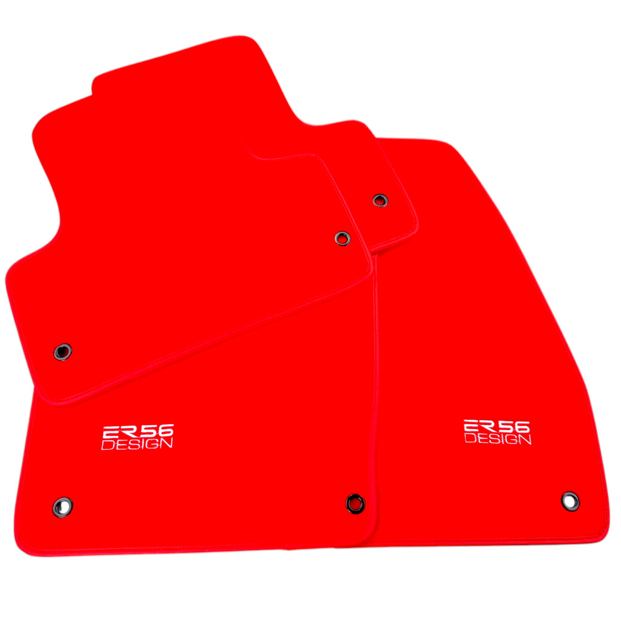 Red Floor Mats for Chevrolet Malibu Sedan (2013-2016) by ER56 Design - AutoWin