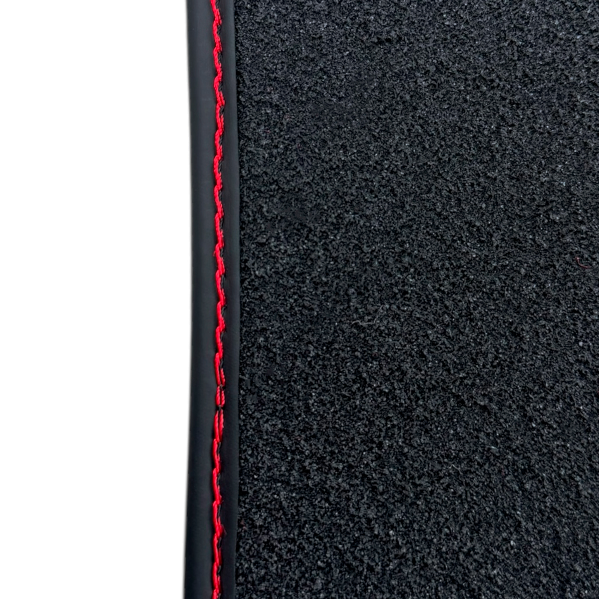 Red Floor Mats for Alfa Romeo Giulia Performante (1962-1978) with Leather