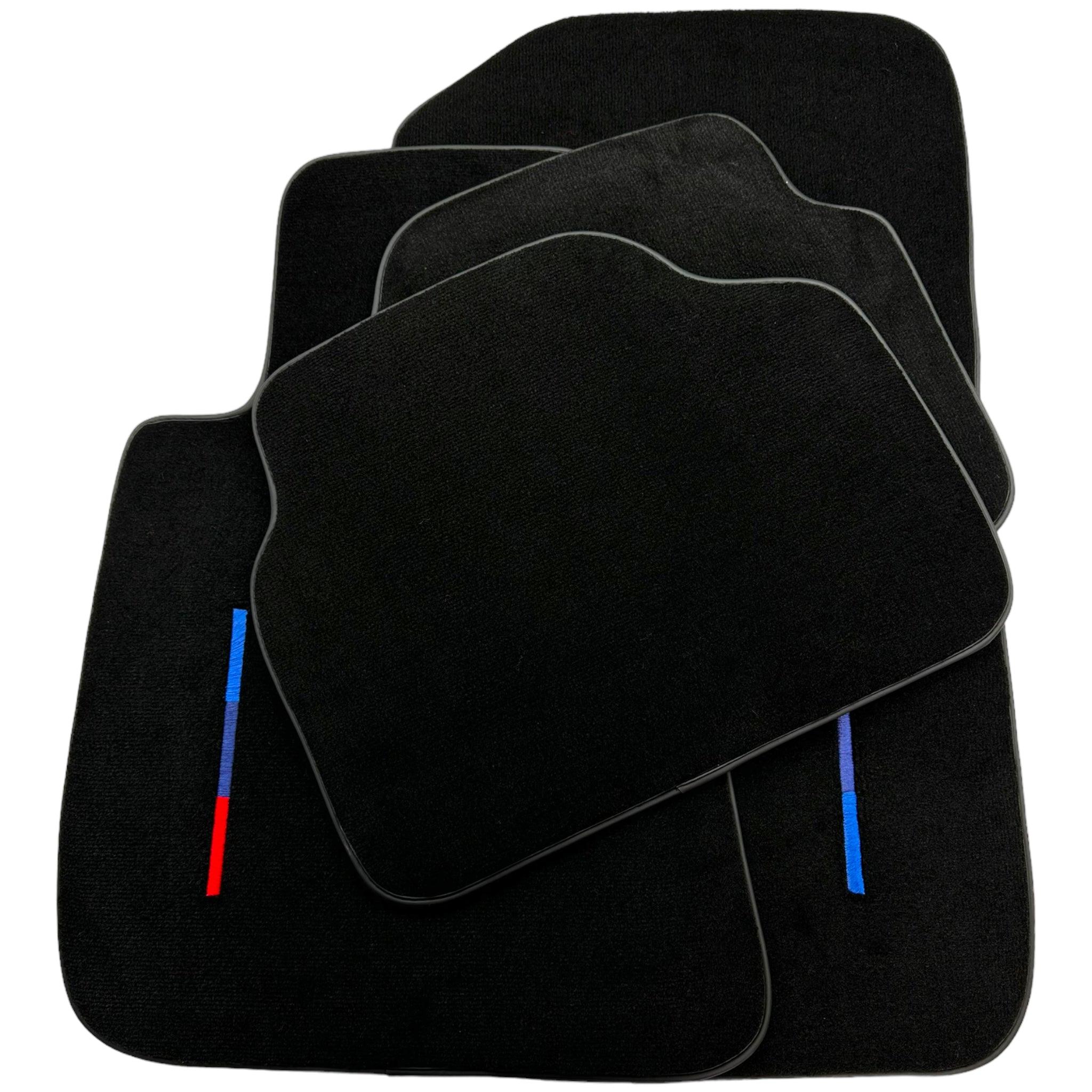 Black Floor Mats For BMW 3 Series E90 Tailored Set - AutoWin