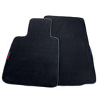 Black Floor Mats For BMW Z4 Series G29 With 3 Color Stripes Tailored Set Perfect Fit - AutoWin