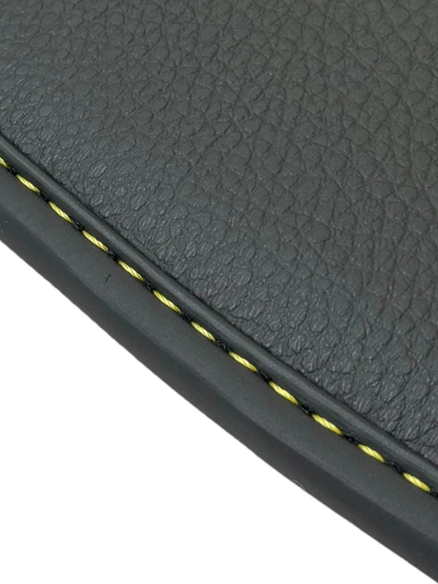 Black Floor Mats for Ferrari Portofino (2018-2023) with Leather