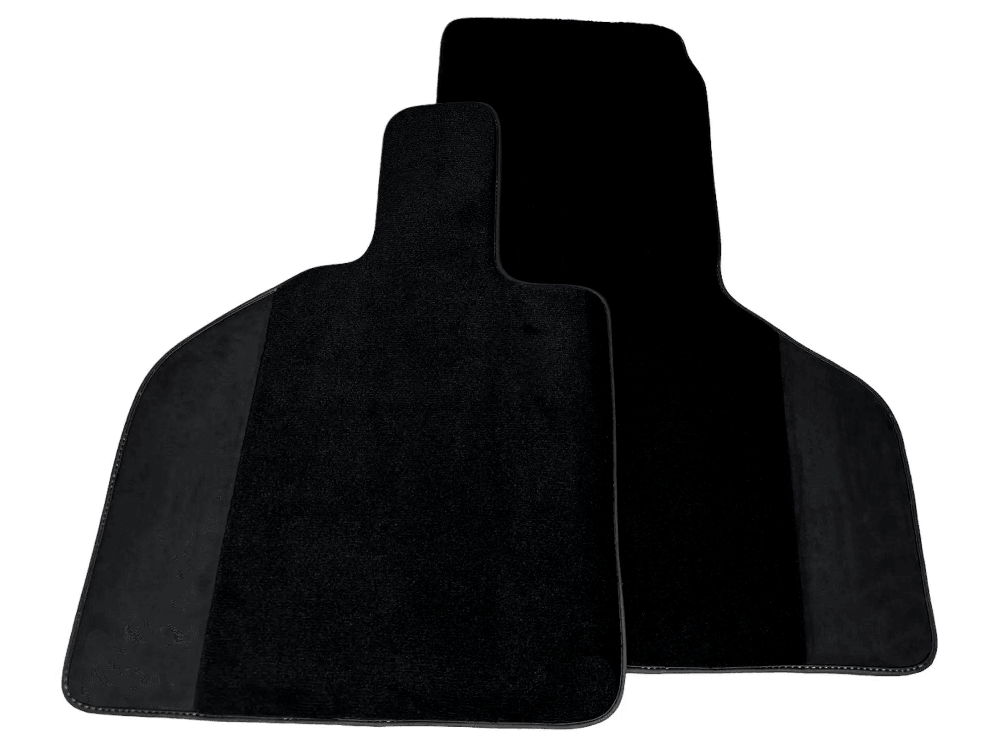 Black Floor Mats for Lamborghini Huracan STO with Black Alcantara Leather | Italian Edition