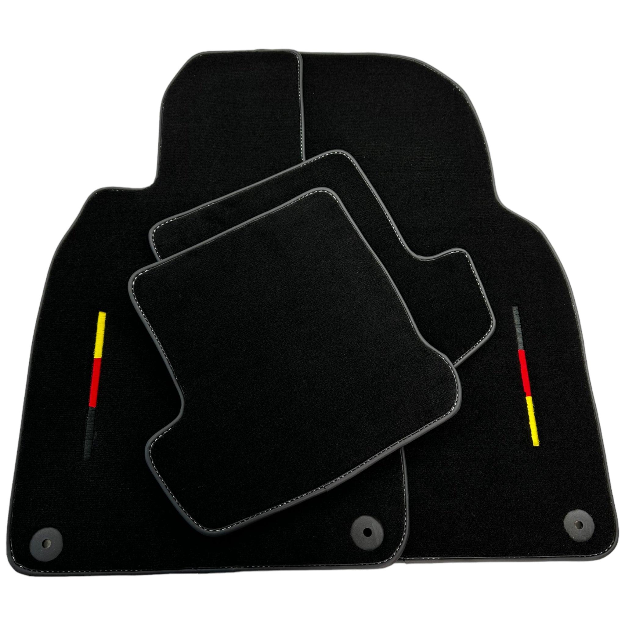 Black Floor Mats for Porsche Panamera (2009-2016) - AutoWin