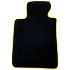 Black Mats For BMW 6 Series F13 2-door Coupe | Yellow Trim - AutoWin