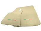 Beige Floor Mats for Maserati MC20 (2020-2023) Italy Edition - AutoWin