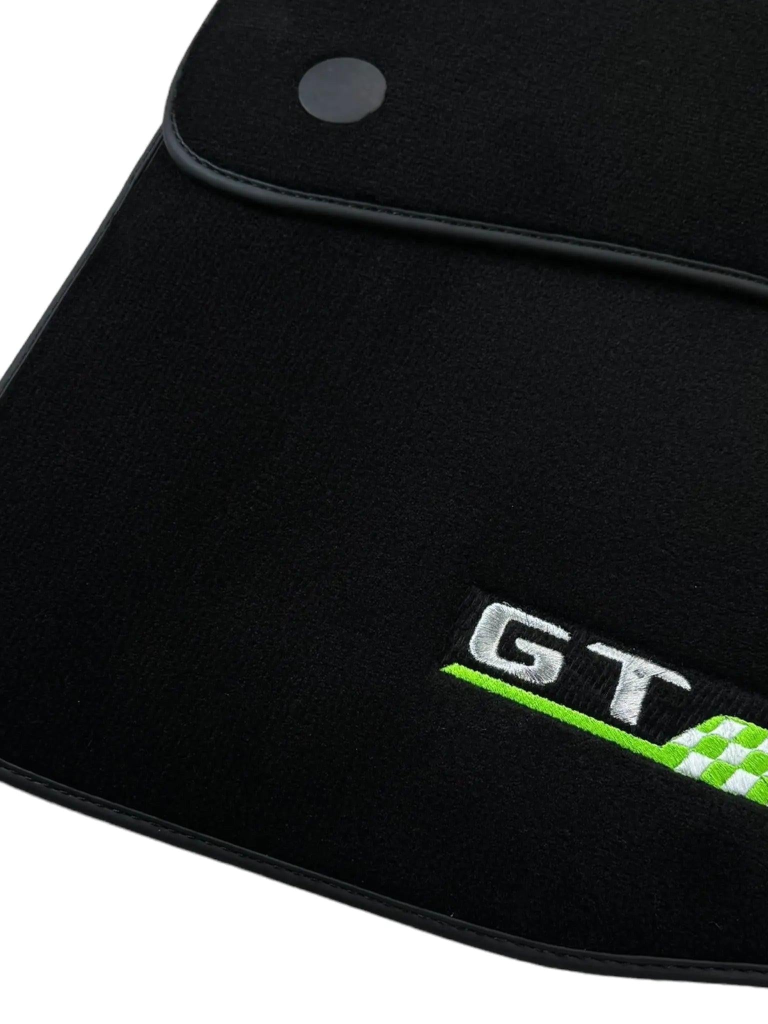 Floor Mats For Mercedes-Benz Amg Gt Green Flag Autowin Brand