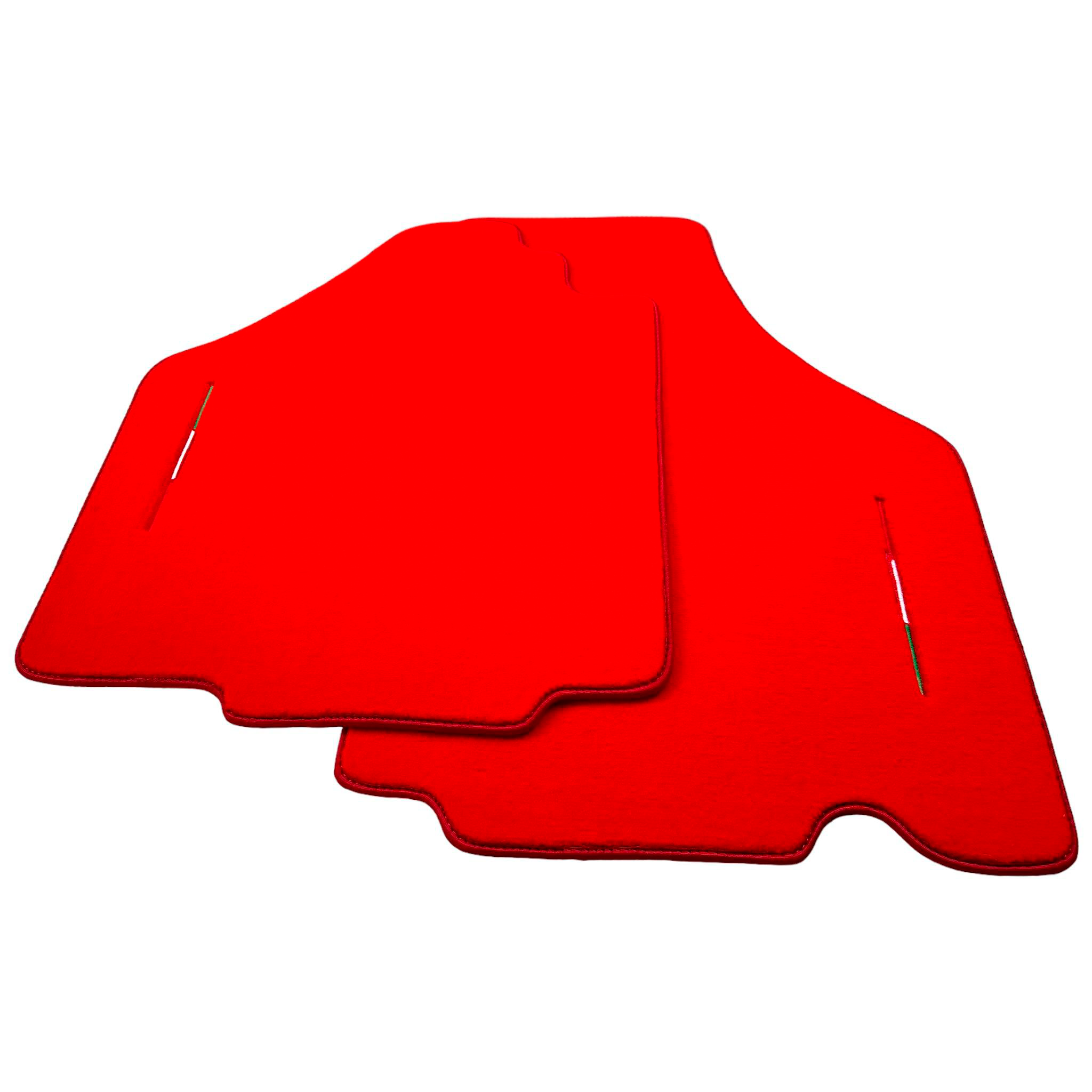 Customizable Red Floor Mats for Lamborghini Murcielago AutoWin Brand