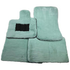 Tiffany Blue Sheepskin Floor Mats For Rolls Royce Wraith 20132023 Er56 Design - AutoWin