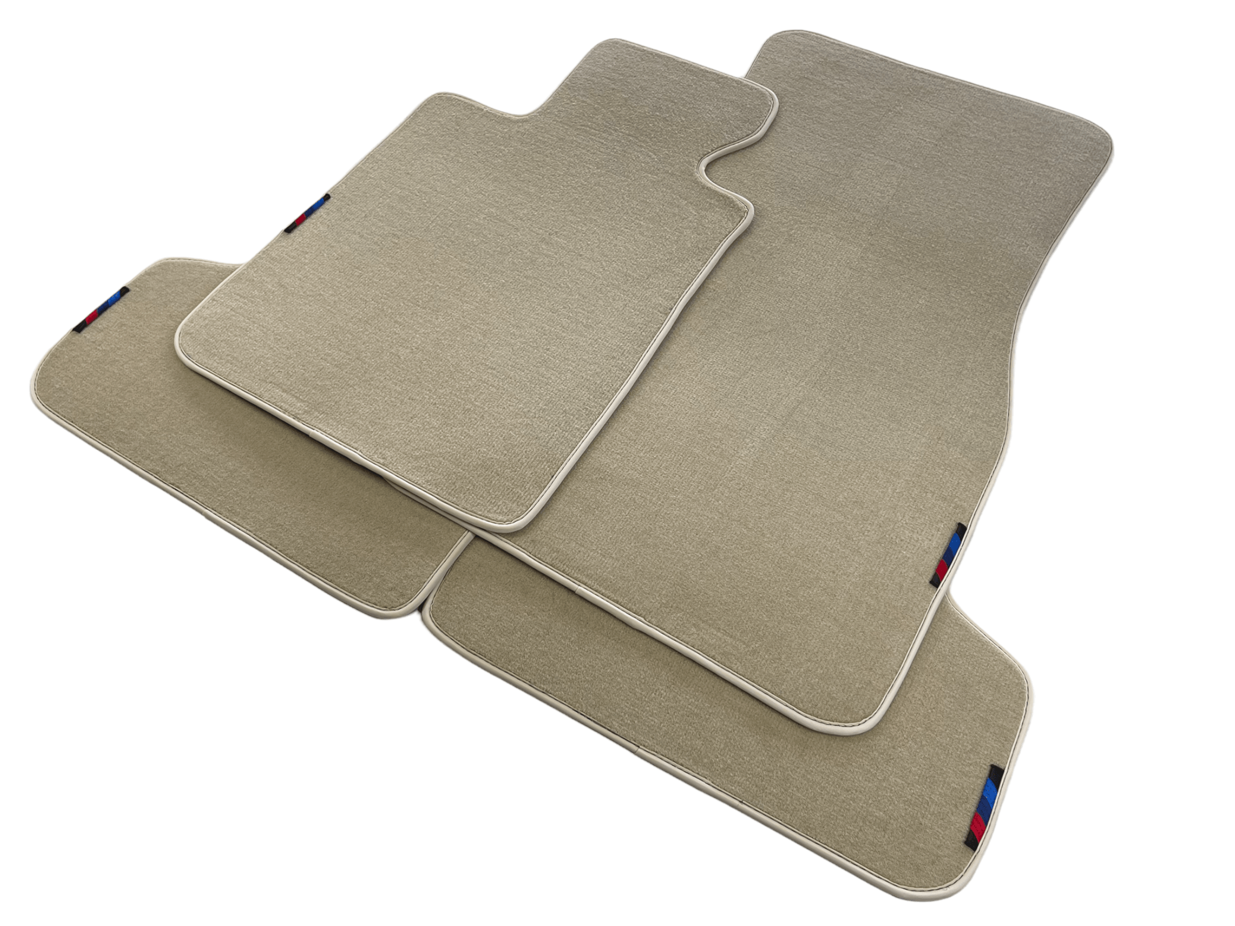 Beige Floor Mats For BMW 5 Series F07 Gt With M Package - AutoWin