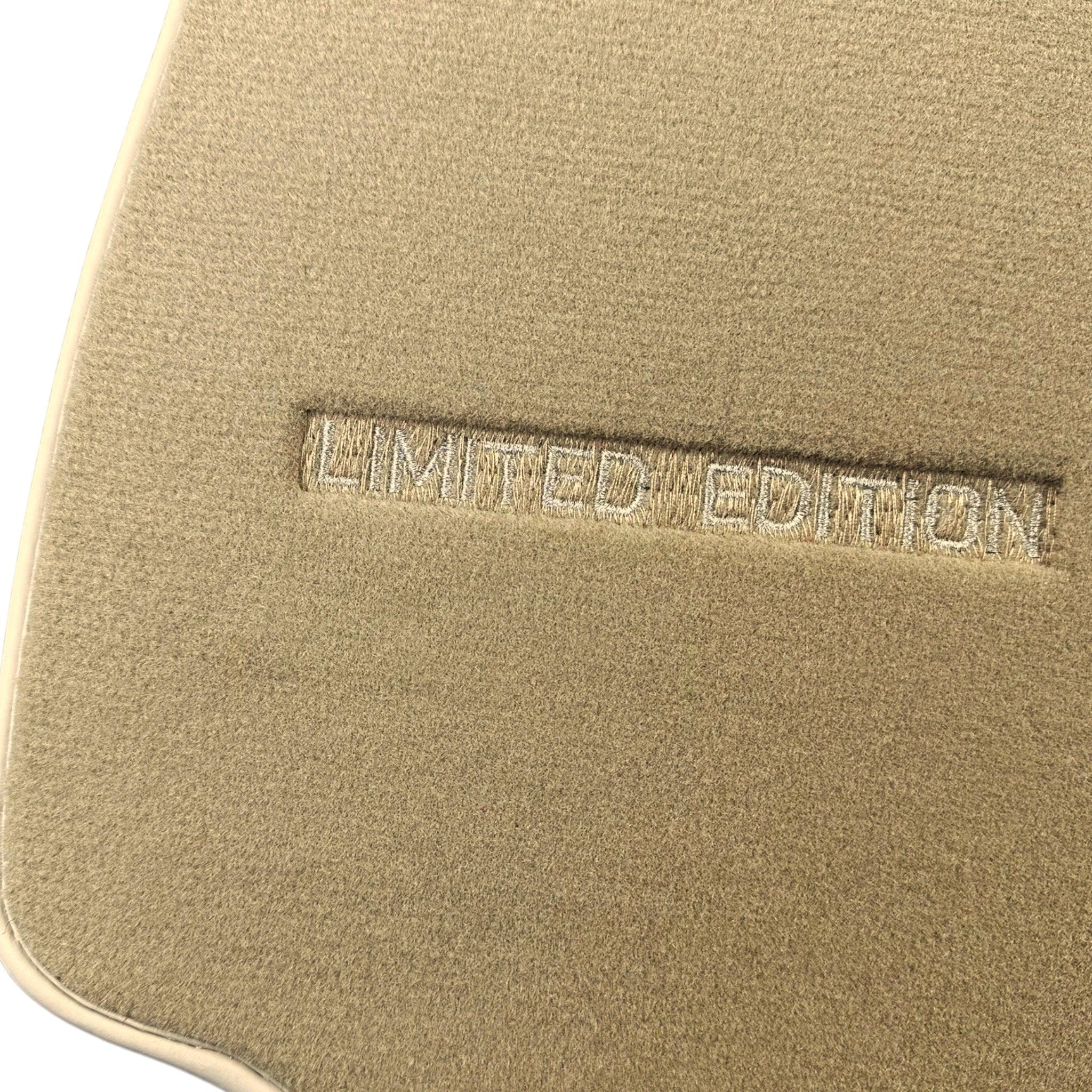 Beige Floor Mats For Mercedes Benz E-Class C207 Coupe Facelift (2013-2017) | Limited Edition