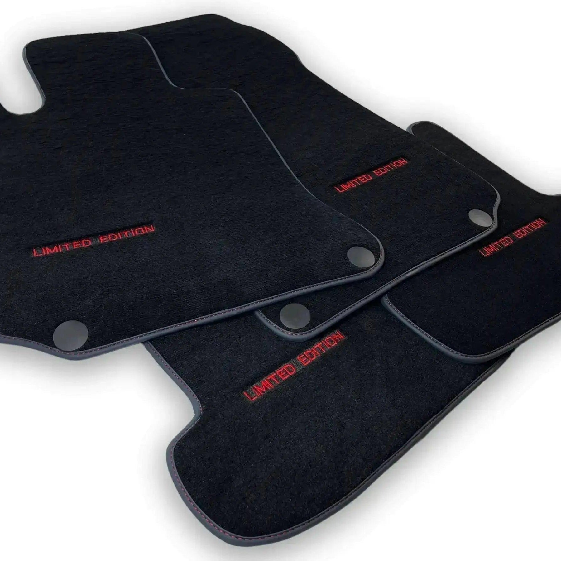 Beige Leather Floor Mats For Mercedes Benz S-Class W223 (2020-2023) Short Wheelbase