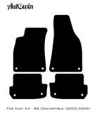 Floor Mats for Audi A4 - B6 Convertible (2002-2006) Fighter Jet Edition