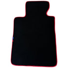 Black Floor Mats For BMW 3 Series E36 Convertible | Red Trim