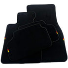 Black Floor Mats For BMW 4 Series G26 Gran Coupe Germany Edition - AutoWin