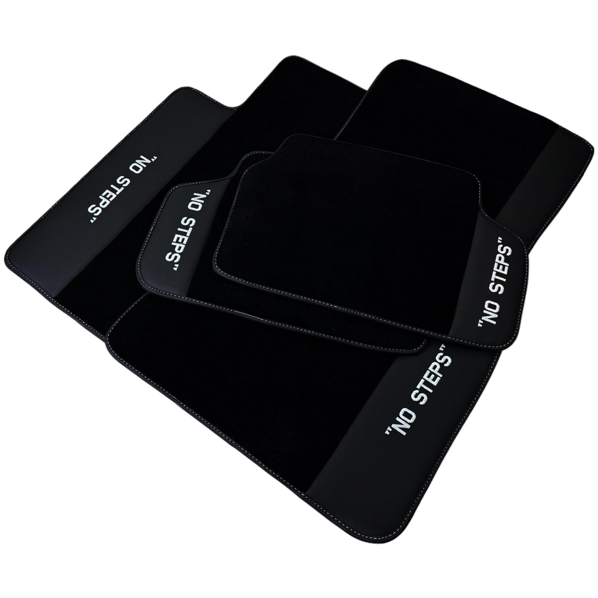 Black Floor Mats For BMW 6 Series E64 Convertible No Steps Edition - AutoWin