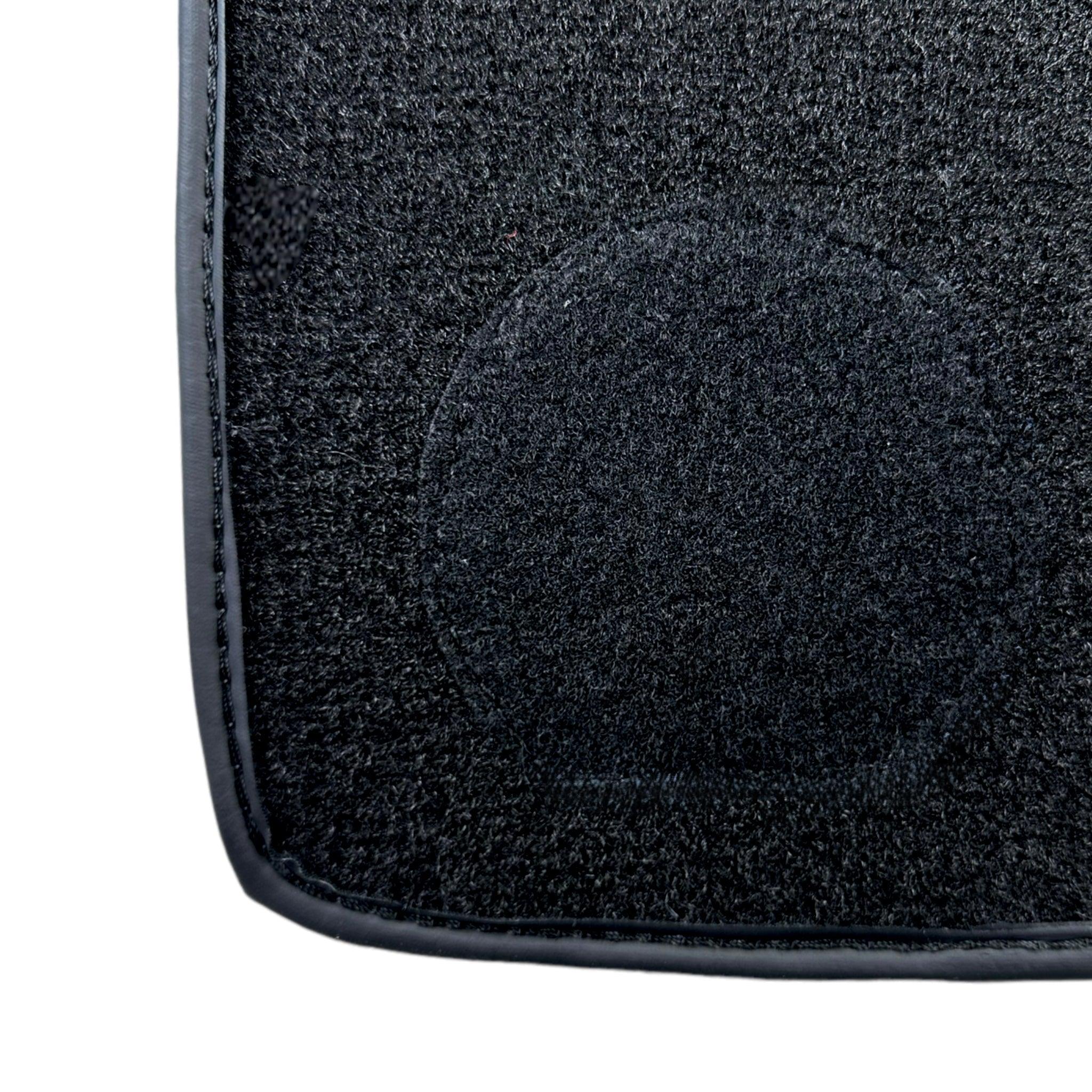 Black Sheepskin Floor Mats For BMW M6 E64 Convertible ER56 Design