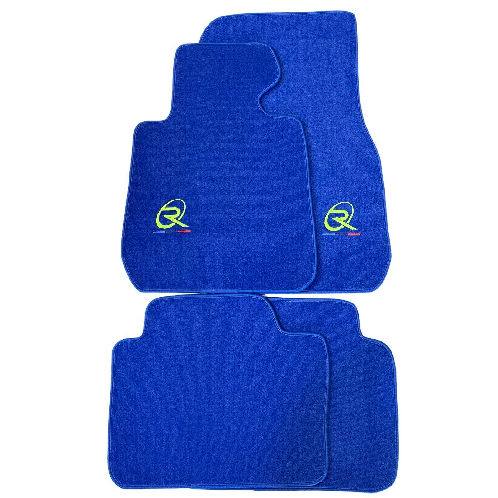 Blue Floor Mats For BMW 3 Series F34 Gt 2013-2020 Tailored Set Perfect Fit - AutoWin