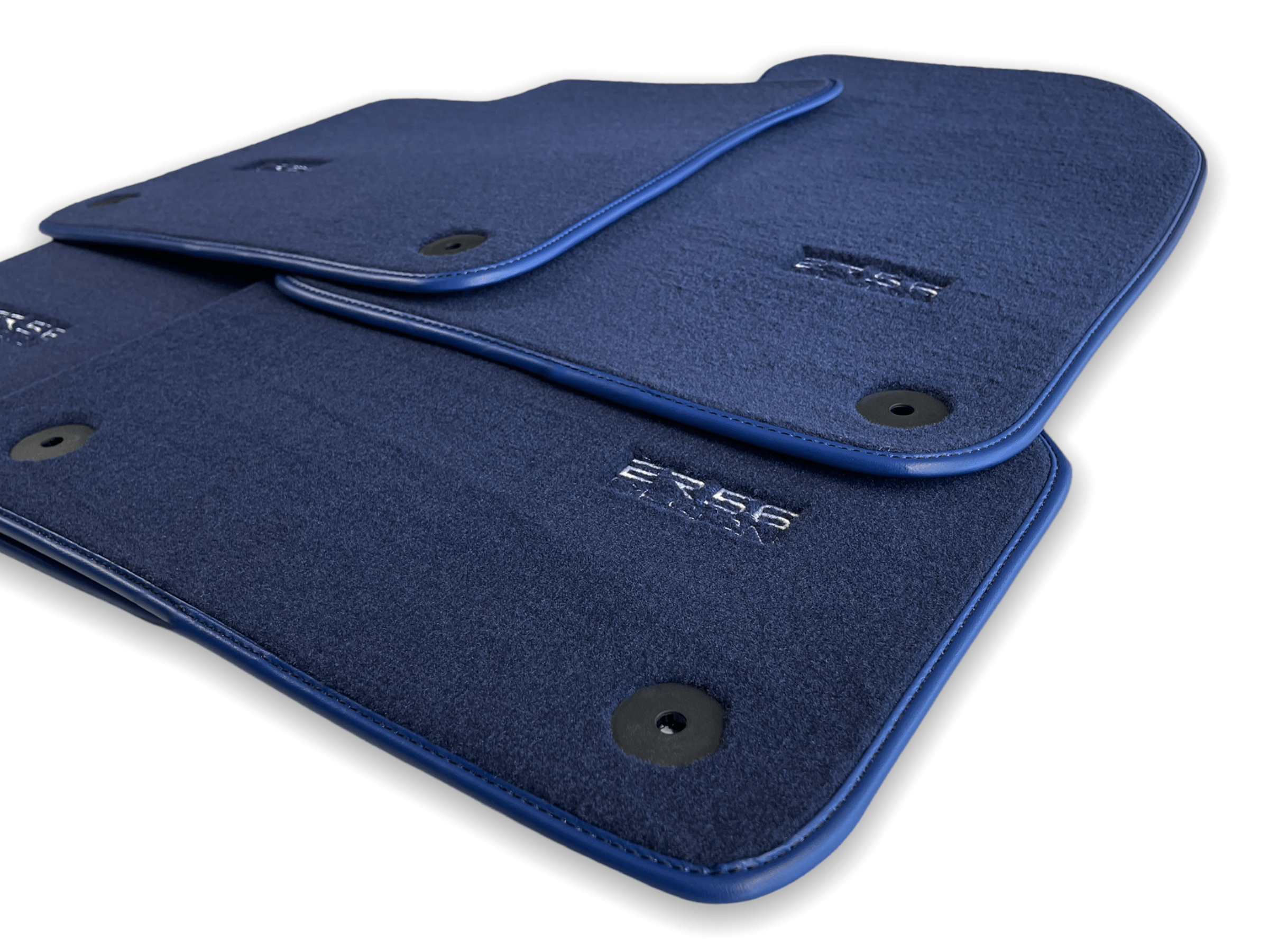 Dark Blue Floor Mats for Audi A1 3-door Hatchback 2010-2018 | ER56 Design