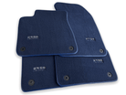 Dark Blue Floor Mats for Audi A6 - C6 Avant Long (2004-2008) | ER56 Design