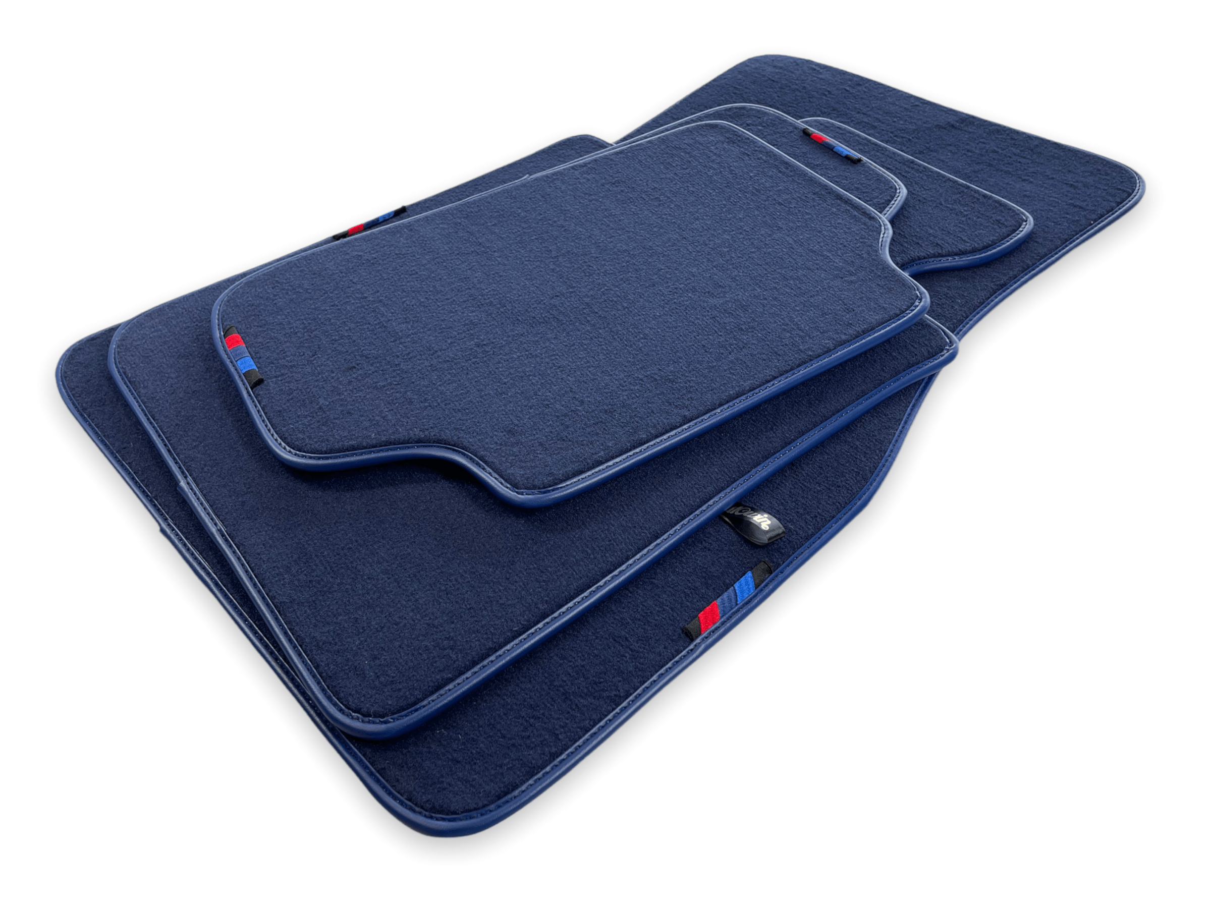 Dark Blue Floor Mats For BMW 1 Series F40 With M Package - AutoWin