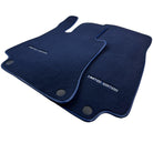 Dark Blue Floor Mats For Mercedes Benz CLA-Class X117 Shooting Brake (2015-2019) | Limited Edition