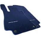 Dark Blue Floor Mats For Mercedes Benz CLA-Class X117 Shooting Brake (2015-2019) | Limited Edition