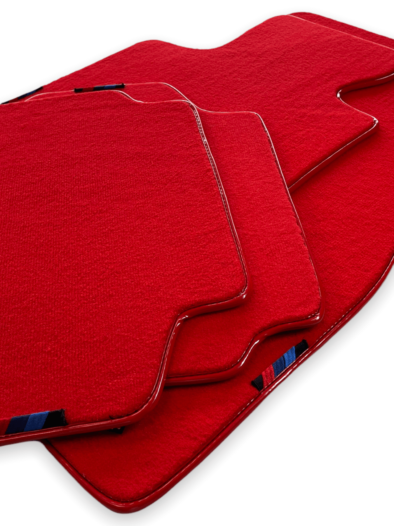 Red Floor Mats For BMW 2 Series F22 With M Package AutoWin Brand - AutoWin