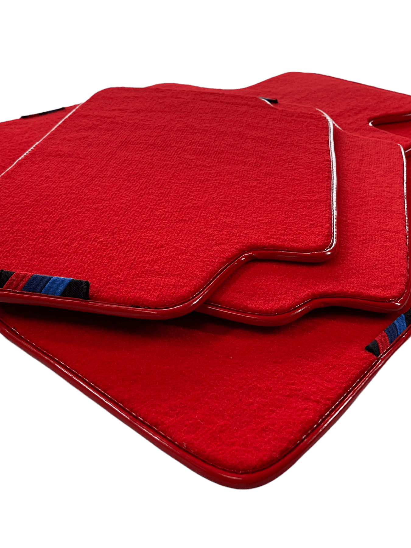 Red Floor Mats For BMW M2 Series F87 With M Package AutoWin Brand - AutoWin